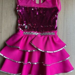 Weissman Fuchsia Sequin Dance Costume